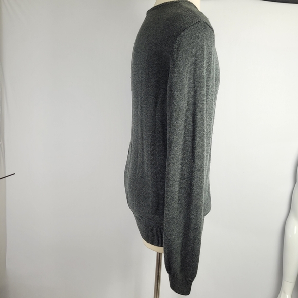 Aeropostale Charcoal Crewneck Sweater with Gnome Design Size Large - Picture 12 of 15